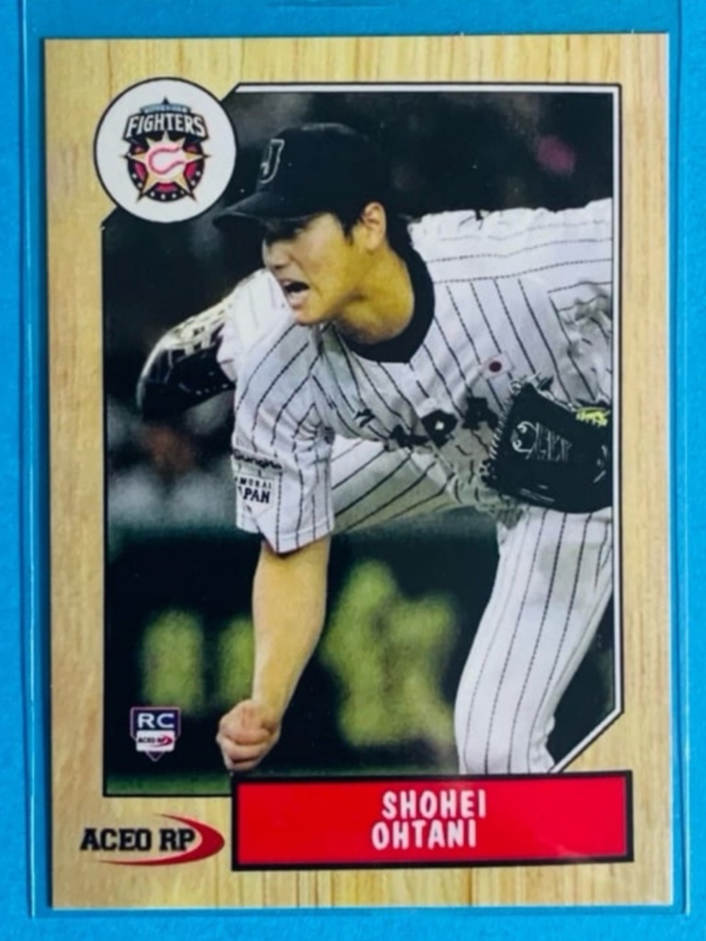 Shohei Ohtani Rookie Card (RC) Aceo Rp Nippon Ham Fighters Japan baseball card
